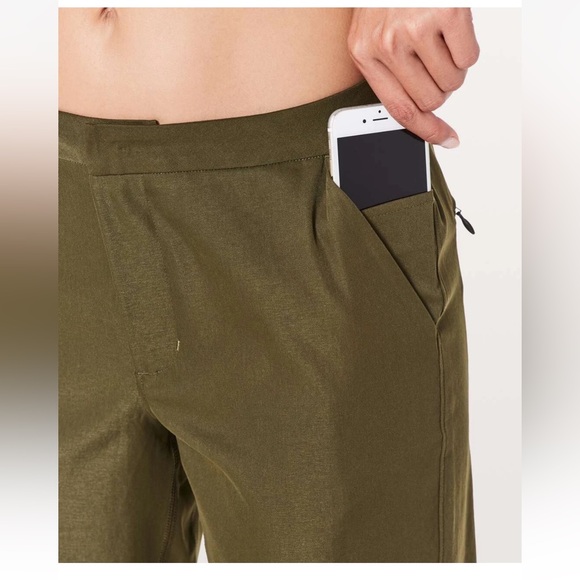 Lululemon City Trek Trouser Pants *28" Military Green - Picture 15 of 16